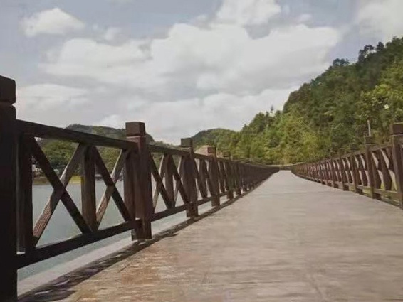 X型仿木護欄